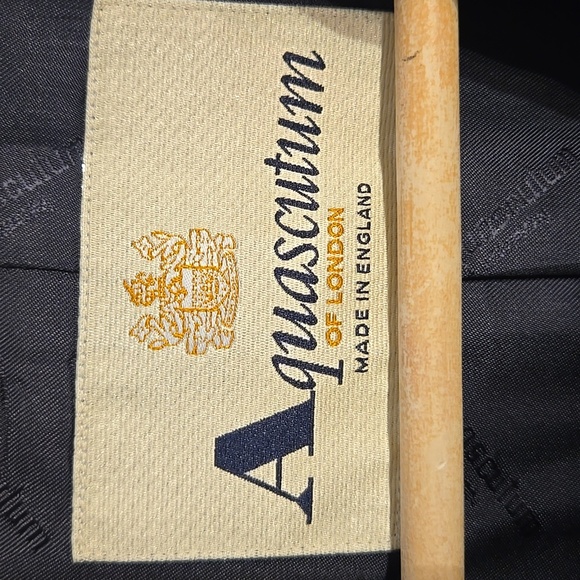 Aquascutum London Black Blazer with Gold Buttons - Picture 11 of 15